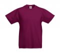 Goedkope Kinder T-shirt Fruit Of the Loom 61-019-0 Burgundy